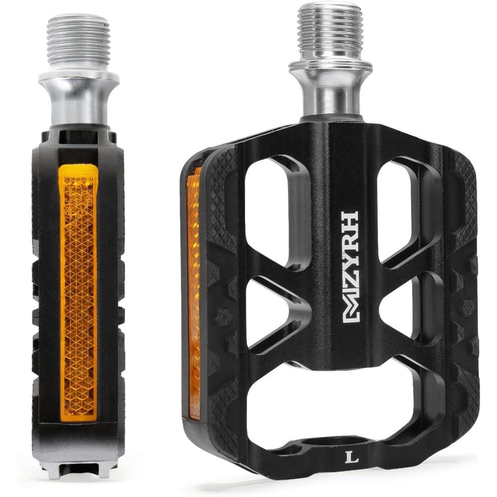 MZYRH Youth Bicycle Pedal,Kid's Bike Pedal with Reflectors,9/16
