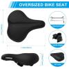 image:imageMZYRH Bicycle SeatOversized Bike SeatComfortable Bike Seat for Exercise Bikes Mountain Bikes Universal Replacement Bicycle SaddleMemory Foam Sweatproof Essential Bike Saddle for Men amp Women