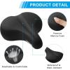 image:imageMZYRH Bicycle SeatOversized Bike SeatComfortable Bike Seat for Exercise Bikes Mountain Bikes Universal Replacement Bicycle SaddleMemory Foam Sweatproof Essential Bike Saddle for Men amp Women