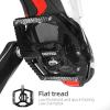 image:imageMZYRH MTB Mountain Bike Pedals 3 Bearing Flat Platform Compatible with SPDDual Function Sealed Clipless Aluminum 916 Pedals with Cleats for Roadblack 3 bearings