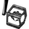 image:imageMZYRH MTB Mountain Bike Pedals 3 Bearing Flat Platform Compatible with SPDDual Function Sealed Clipless Aluminum 916 Pedals with Cleats for Roadblack 3 bearings