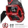image:imageMZYRH MTB Mountain Bike Pedals 3 Bearing Flat Platform Compatible with SPDDual Function Sealed Clipless Aluminum 916 Pedals with Cleats for Roadred 3 bearings