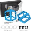 image:imageMZYRH MTB Pedals Mountain Bike Pedals3 Bearings 916 Lightweight Nylon Fiber Bicycle Platform Pedals for Road Mountain BMX MTB