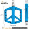 image:imageMZYRH MTB Pedals Mountain Bike Pedals3 Bearings 916 Lightweight Nylon Fiber Bicycle Platform Pedals for Road Mountain BMX MTB
