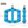 image:imageMZYRH Mountain Bike Pedals 916 3 Sealed Bearings Lightweight NonSlip Nylon Fiber Bicycle Platform Pedals for Road BMX MTBBlue 3 bearings