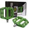 image:imageMZYRH Mountain Bike Pedals 916 3 Sealed Bearings Lightweight NonSlip Nylon Fiber Bicycle Platform Pedals for Road BMX MTBDark Green 3bearings