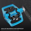 image:imageMZYRH Mountain Bike Pedals Bearing Flat Platform Compatible with SPDDual Function Sealed Clipless Aluminum 916 Pedals with Cleats for Road MTB Mountain Bikes