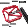 image:imageMZYRH Mountain Bike Pedals MTB Pedals3 Sealed Bearings Bicycle Pedals with Reflectors916 NonSlip Bike Pedals Platform Bicycle Flat Alloy Pedals for Road BMX MTB