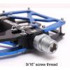 image:imageMZYRH Mountain Bike Pedals Ultra Strong Colorful CNC Machined 916 Cycling Sealed 3 Bearing PedalsBLACK BLUE 3 Bearings