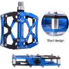 image:imageMZYRH Mountain Bike Pedals Ultra Strong Colorful CNC Machined 916 Cycling Sealed 3 Bearing PedalsBLACK BLUE 3 Bearings