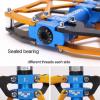 image:imageMZYRH Mountain Bike Pedals Ultra Strong Colorful CNC Machined 916 Cycling Sealed 3 Bearing PedalsBLACK BLUE YELLOW 3 Bearings