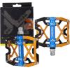 image:imageMZYRH Mountain Bike Pedals Ultra Strong Colorful CNC Machined 916 Cycling Sealed 3 Bearing PedalsBLACK BLUE YELLOW 3 Bearings