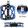 image:imageMZYRH Mountain Bike Pedals Ultra Strong Colorful CNC Machined 916 Cycling Sealed 3 Bearing PedalsBlue Black Black 3 Bearings
