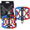 image:imageMZYRH Mountain Bike Pedals Ultra Strong Colorful CNC Machined 916 Cycling Sealed 3 Bearing PedalsBlueRed 3 Bearings