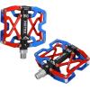 image:imageMZYRH Mountain Bike Pedals Ultra Strong Colorful CNC Machined 916 Cycling Sealed 3 Bearing PedalsBlueRed 3 Bearings