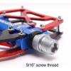 image:imageMZYRH Mountain Bike Pedals Ultra Strong Colorful CNC Machined 916 Cycling Sealed 3 Bearing PedalsRED BLUE BLACK 3 Bearings
