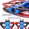 image:imageMZYRH Mountain Bike Pedals Ultra Strong Colorful CNC Machined 916 Cycling Sealed 3 Bearing PedalsRED BLUE BLACK 3 Bearings