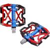 image:imageMZYRH Mountain Bike Pedals Ultra Strong Colorful CNC Machined 916 Cycling Sealed 3 Bearing PedalsRED BLUE BLACK 3 Bearings
