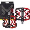 image:imageMZYRH Mountain Bike Pedals Ultra Strong Colorful CNC Machined 916 Cycling Sealed 3 Bearing PedalsRed Black Black 3 Bearings