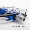 image:imageMZYRH Mountain Bike Pedals Ultra Strong Colorful CNC Machined 916 Cycling Sealed 3 Bearing PedalsSilvery BLUE BLACK 3 Bearings