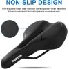 image:imageMZYRH Mountain Bike Seat of Comfortable Memory Foam Bicycle Seats for Men amp WomenWaterproof Breathable Bike SeatBike Saddles for MTB BMX amp RoadIndoor Outdoor Comfort Cycling