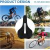 image:imageMZYRH Mountain Bike Seat of Comfortable Memory Foam Bicycle Seats for Men amp WomenWaterproof Breathable Bike SeatBike Saddles for MTB BMX amp RoadIndoor Outdoor Comfort Cycling