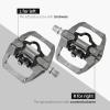 image:imageMZYRH PedalMTB Mountain Bike Pedals Compatible with Dual Function Sealed Clipless Aluminum 916 Bicycle Flat Platform with Cleats for Road MTBTI