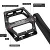 image:imageMZYRH RoadMountain Bike Pedals MTB Pedals Aluminum Alloy Bicycle Pedals 916 Sealed Bearing Lightweight Platform for Road Mountain BMX MTB BikeBlack Bike Pedals