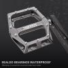 image:imageMZYRH RoadMountain Bike Pedals MTB Pedals Aluminum Alloy Bicycle Pedals 916 Sealed Bearing Lightweight Platform for Road Mountain BMX MTB BikeTi