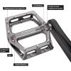 image:imageMZYRH RoadMountain Bike Pedals MTB Pedals Aluminum Alloy Bicycle Pedals 916 Sealed Bearing Lightweight Platform for Road Mountain BMX MTB BikeTi