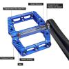 image:imageMZYRH RoadMountain Bike Pedals MTB Pedals Bicycle Flat Pedals 3 Bearings 916 Aluminum Alloy Bicycle Platform Pedals for BMX MTBBlue