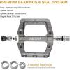 image:imageMZYRH RoadMountain Bike Pedals MTB Pedals Bicycle Flat Pedals 3 Bearings 916 Aluminum Alloy Bicycle Platform Pedals for BMX MTBTI