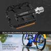 image:imageMZYRH Youth Bicycle PedalKids Bike Pedal with Reflectors916 Inch Aluminum Alloy Mountain Bike Pedal NonSlip Bicycle Pedal for Road BMX MTB Bike
