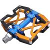 image:imageMZYRH Mountain Bike Pedals Ultra Strong Colorful CNC Machined 916 Cycling Sealed 3 Bearing PedalsBLACK BLUE YELLOW 3 Bearings
