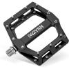 image:imageMZYRH RoadMountain Bike Pedals MTB Pedals Aluminum Alloy Bicycle Pedals 916 Sealed Bearing Lightweight Platform for Road Mountain BMX MTB BikeBlack Bike Pedals