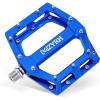 image:imageMZYRH RoadMountain Bike Pedals MTB Pedals Aluminum Alloy Bicycle Pedals 916 Sealed Bearing Lightweight Platform for Road Mountain BMX MTB BikeBlue