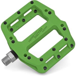 image:imageMZYRH Mountain Bike Pedals 916 3 Sealed Bearings Lightweight NonSlip Nylon Fiber Bicycle Platform Pedals for Road BMX MTBDark Green 3bearings