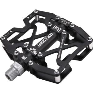 image:imageMZYRH Mountain Bike Pedals Ultra Strong Colorful CNC Machined 916 Cycling Sealed 3 Bearing PedalsBlack 3 Bearings
