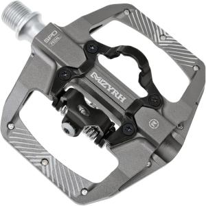 image:imageMZYRH PedalMTB Mountain Bike Pedals Compatible with Dual Function Sealed Clipless Aluminum 916 Bicycle Flat Platform with Cleats for Road MTBTI