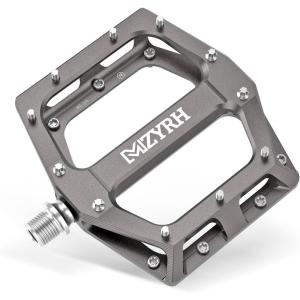 image:imageMZYRH RoadMountain Bike Pedals MTB Pedals Aluminum Alloy Bicycle Pedals 916 Sealed Bearing Lightweight Platform for Road Mountain BMX MTB BikeTi